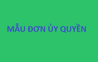 Giấy ủy quyền nhận cổ tức năm 2019